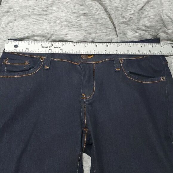 Forever 21 Y2k jeans women's size 27 size 4 US low rise dark jean Made In USA - Picture 11 of 15